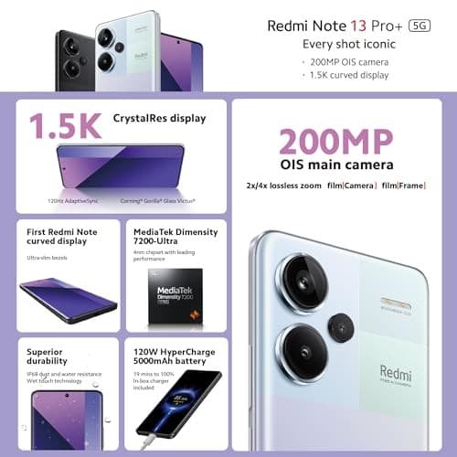 Xiaomi Redmi Note 13 Pro+ 5G 512GB Aurora Purple - Image 5