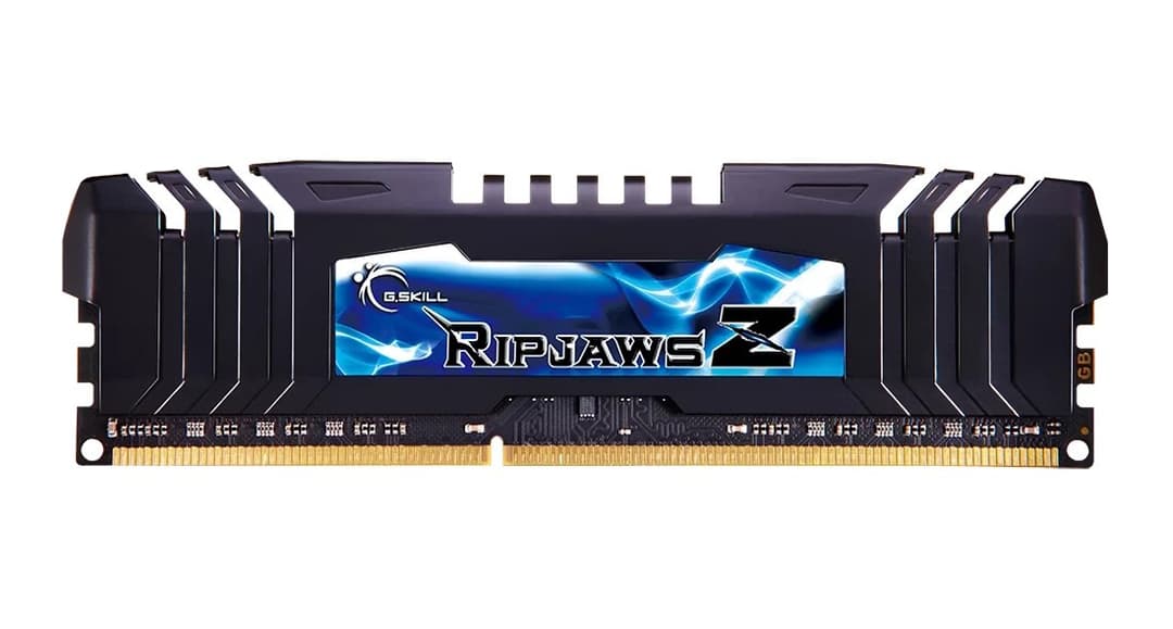 8GB G.Skill DDR3 2400MHz RipjawsZ Dual Channel Kit (2x 4GB) CL10 1.65V Black (F3-2400C10D-8GZH) - Image 2