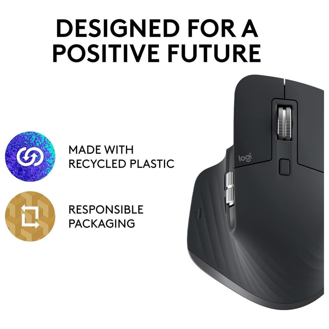 Logitech MX Master 3S Wireless Mouse - Black - Image 5
