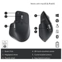 Logitech MX Master 3S Wireless Mouse - Black thumbnail 6