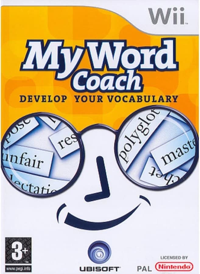 My Word Coach (Wii) Vocabulary Building Educational Game - Yellow - Image 1