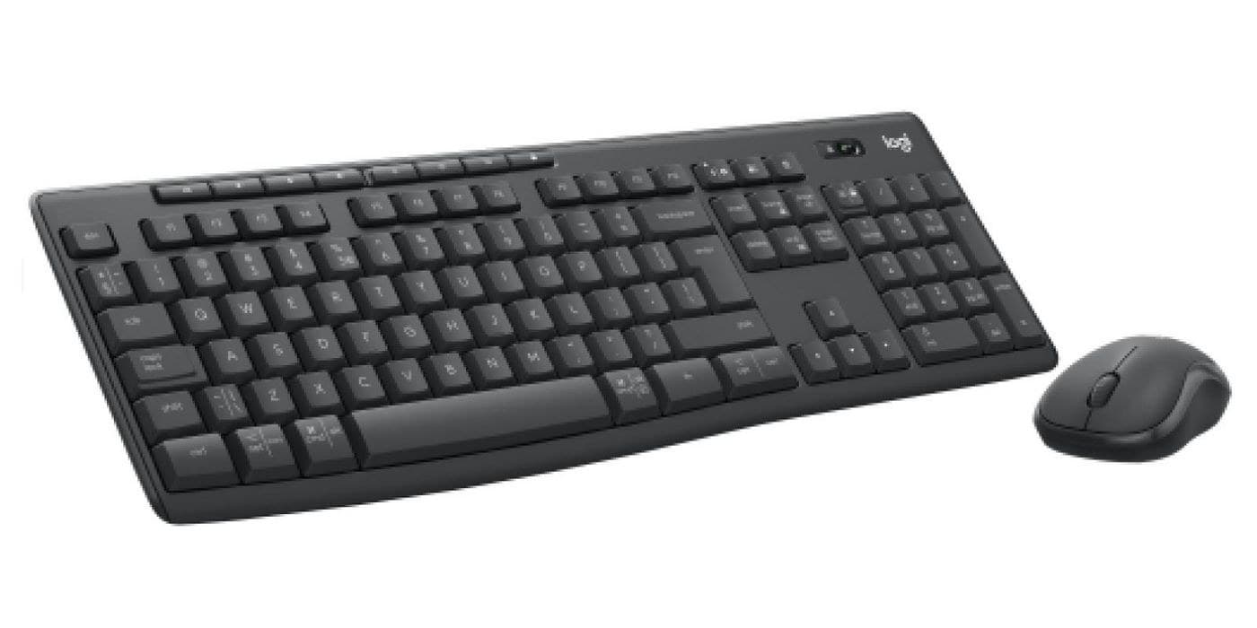 Logitech MK370 Combo for Business Wireless Keyboard and Mouse - US International QWERTY, Graphite