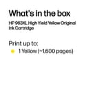HP 963XL High Yield Yellow Original Ink Cartridge thumbnail 3