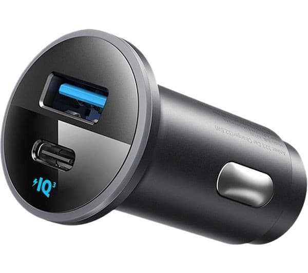 ANKER 2-Port 52.5W USB Type-C Car Charger Black - Image 2