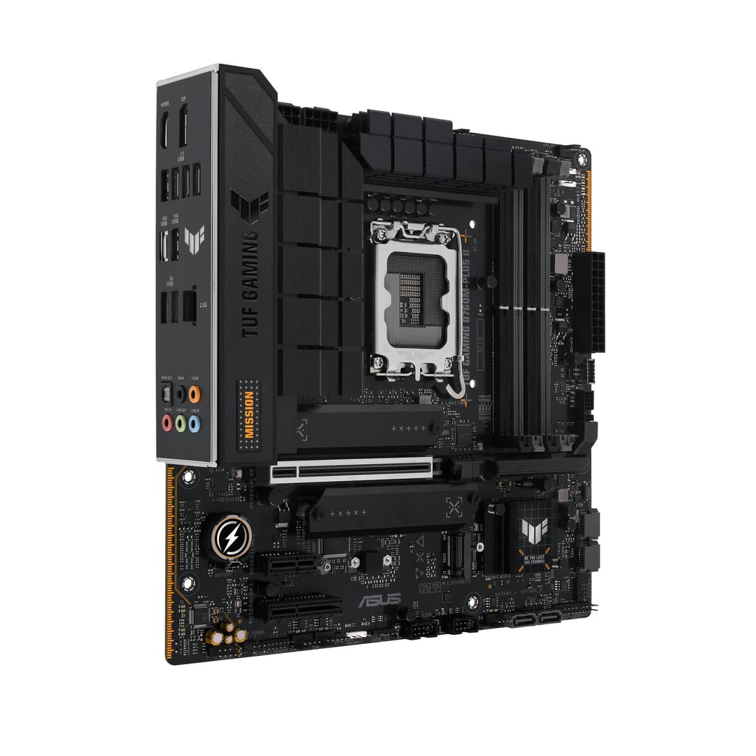 ASUS TUF GAMING B760M-PLUS II Intel B760 LGA 1700 DDR5 micro ATX Motherboard - Image 2