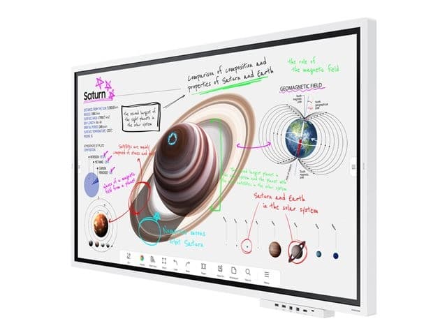 Samsung Flip Pro WM65B WMB Series - 65" Class (64.5" viewable) LED-backlit LCD display - 4K - for education / business - Image 3