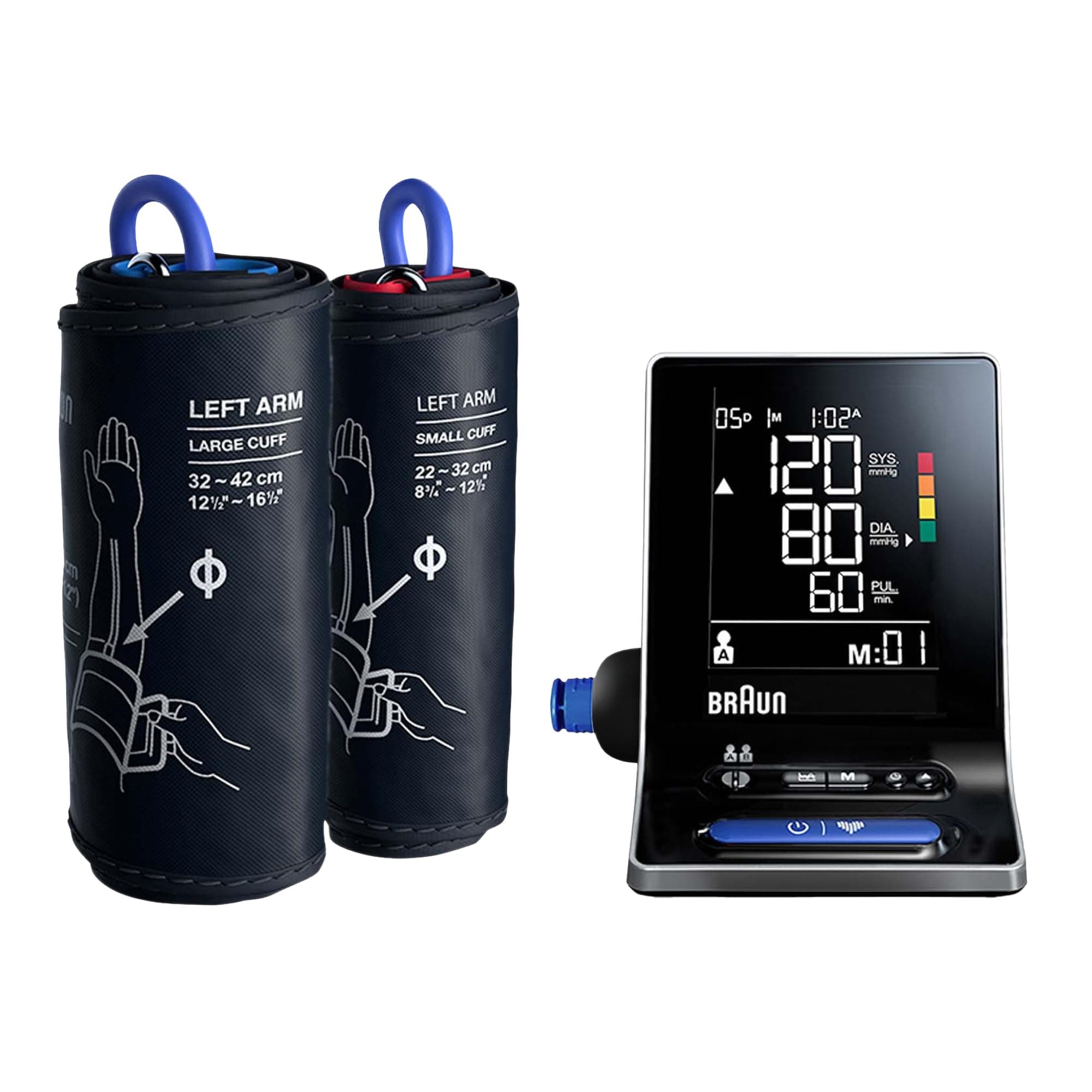 Braun ExactFit 5 Connect Smart Upper Arm Blood Pressure Monitor - Black