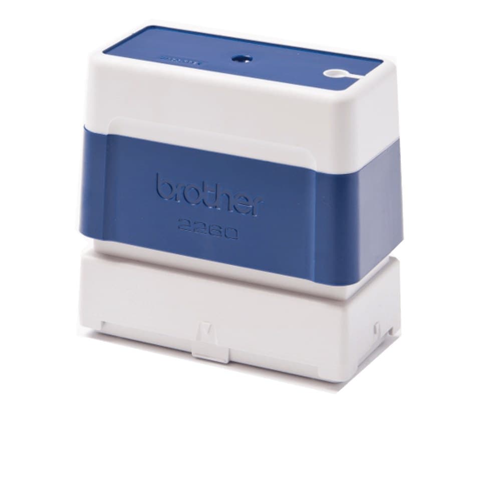 Brother PR2260E6P Business Stamp 22 x 60 mm Blue - Pack of 6 - Image 1