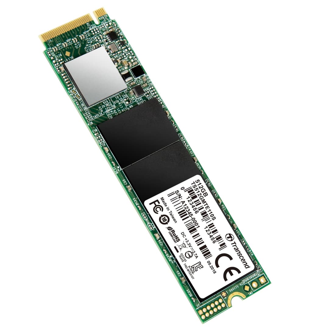 Transcend 110S M.2 2280 NVMe PCIe Gen3 x4 SSD - 512GB - Image 2