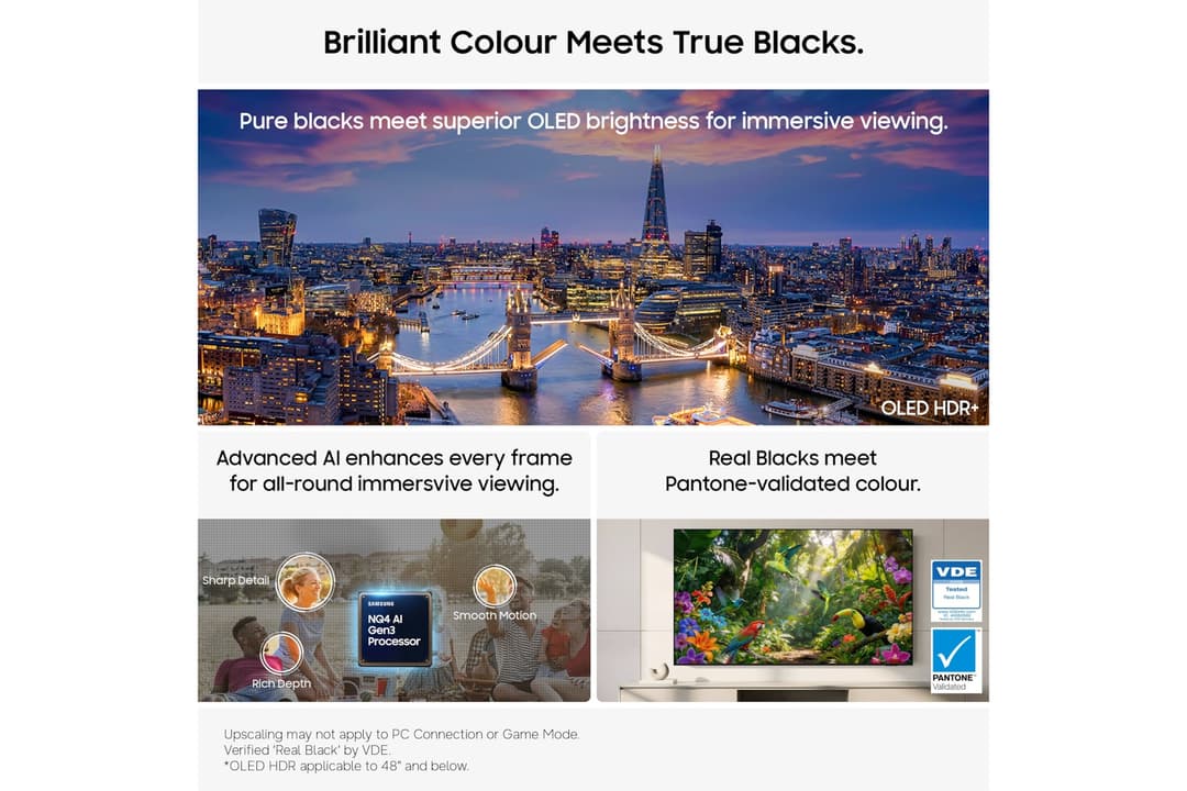 Samsung 65'' OLED S90H 4K Vision AI Smart TV (2026) - Image 2