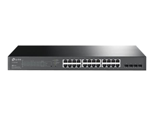 TP-Link JetStream TL-SG2428P 28-Port Gigabit Smart PoE+ Switch - 24 PoE+ Ports, 4 SFP Slots, 250W PoE Budget - Image 2