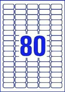 Avery L4732REV-25 35.6 x 16.9mm Mini Multipurpose Labels 25 Sheets - 80 Labels per Sheet - Image 1