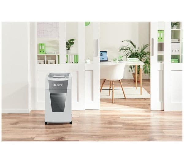 LEITZ IQ AutoFeed Office 300 P5 Micro Cut Paper Shredder - Image 9