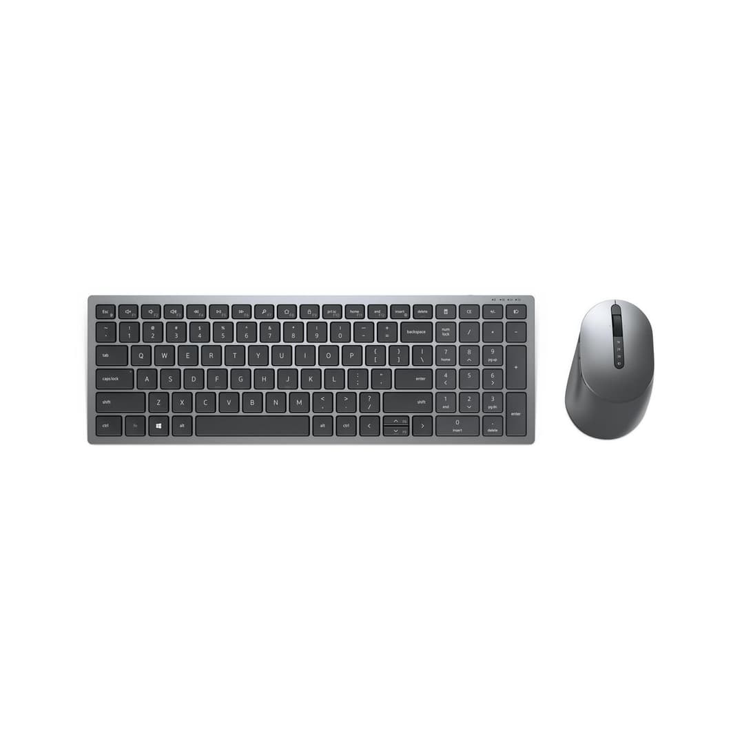 Dell Pro Plus Compact Keyboard and Mouse KM7120W - Belgian (AZERTY) - Titan Grey - Image 1