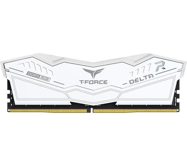 TEAMGROUP T-FORCE DELTA RGB DDR5 6000 MHz CL38 RAM - 64 GB (2 x 32 GB), White - Image 2