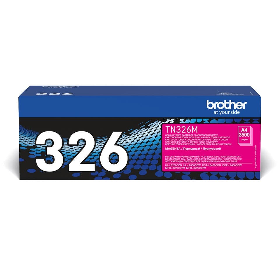 Brother TN-326 Original High Yield Toner Cartridge - Magenta