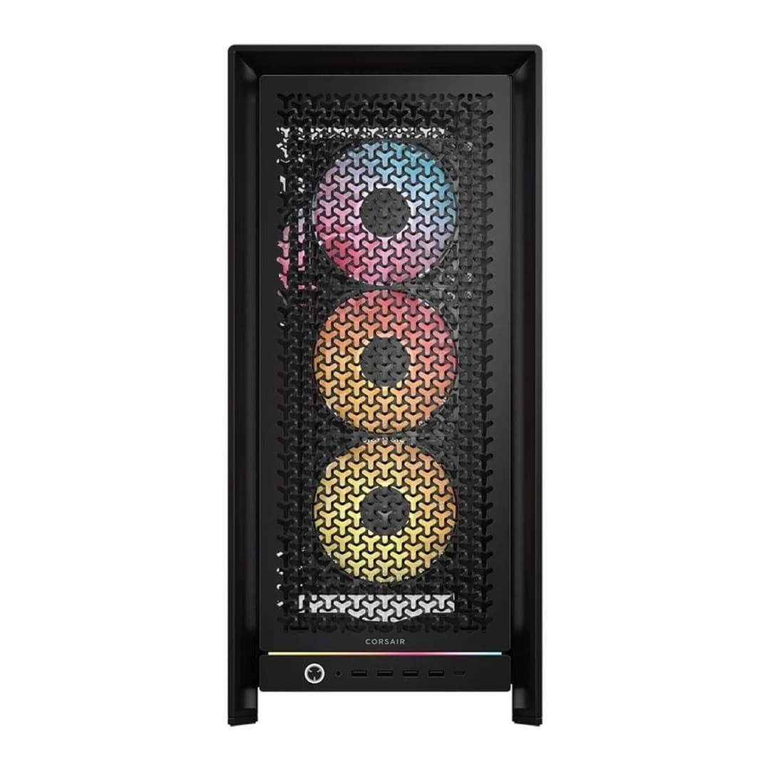 Corsair FRAME 5000D RS ARGB Tempered Glass Mid Tower Gaming PC Case - Black - Image 2