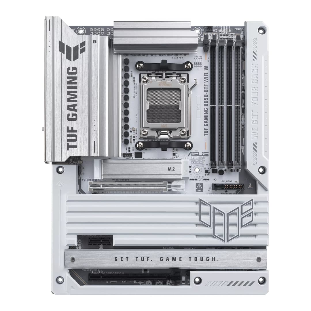 ASUS TUF GAMING B850-BTF WIFI W AMD B850 Socket AM5 DDR5 Wi-Fi 7 ATX Motherboard - White - Image 3