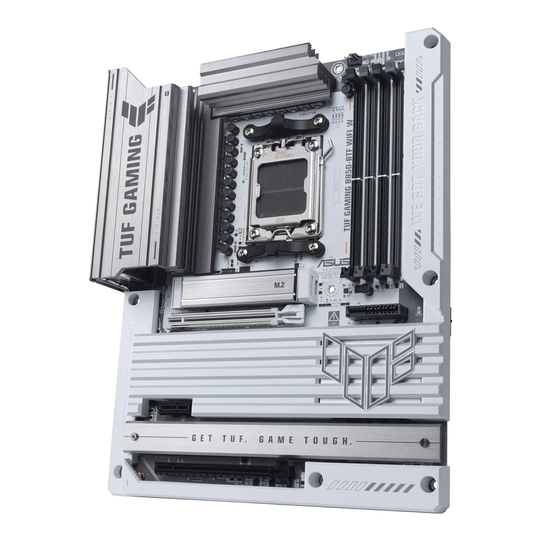 ASUS TUF GAMING B850-BTF WIFI W AMD B850 Socket AM5 DDR5 Wi-Fi 7 ATX Motherboard - White - Image 5