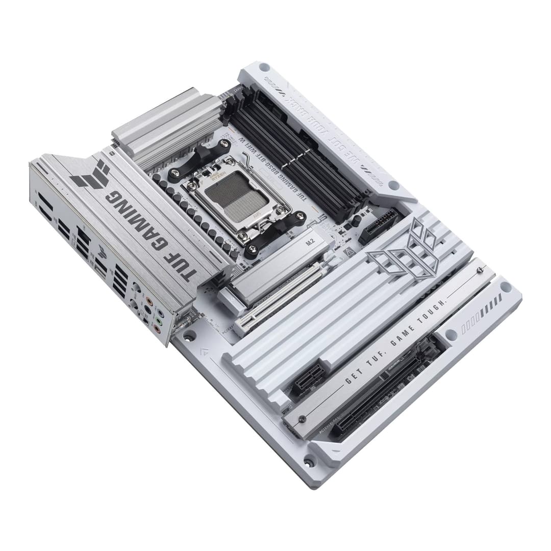 ASUS TUF GAMING B850-BTF WIFI W AMD B850 Socket AM5 DDR5 Wi-Fi 7 ATX Motherboard - White - Image 6