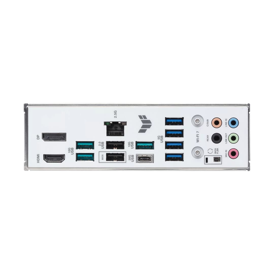 ASUS TUF GAMING B850-BTF WIFI W AMD B850 Socket AM5 DDR5 Wi-Fi 7 ATX Motherboard - White - Image 8
