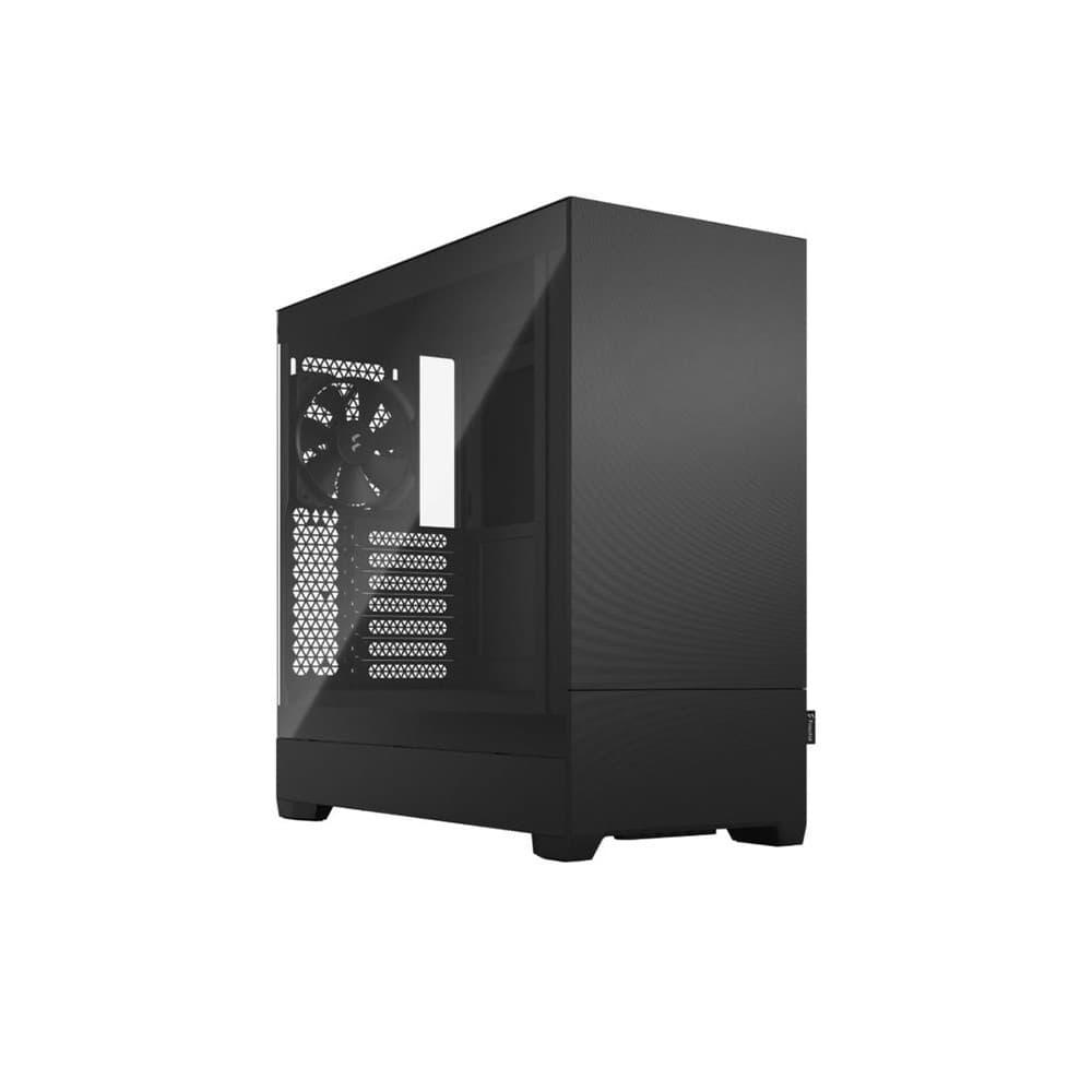 Fractal Design Pop Silent Tempered Glass Mid-Tower ATX PC Case - Black - Image 1
