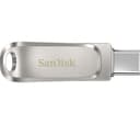 SANDISK Ultra USB Type-C & USB 3.2 Dual Memory Stick - 128 GB, Silver thumbnail 1