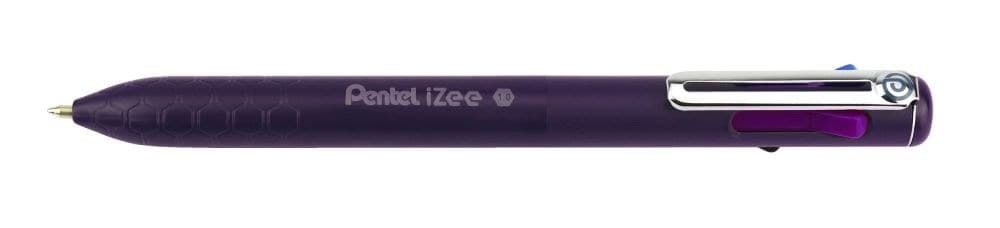 Pentel IZEE BXC470 12 Pack 4 Colour Ballpoint Pen Education 1.0mm Tip 0.5mm Line