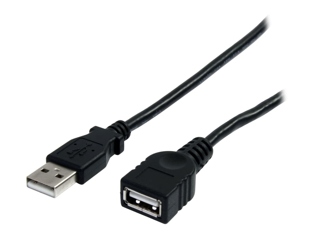StarTech USB Extension Cable USB Type A Black - Image 1