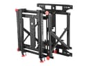 Peerless SmartMount Supreme Full Service Video Wall Mount with Quick Release bracket - for video wall - black thumbnail 1