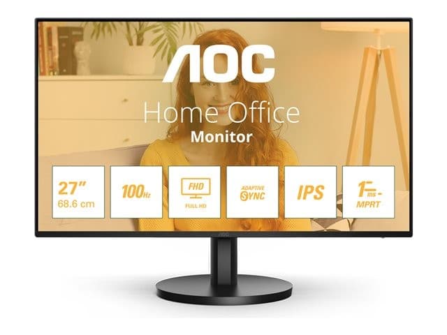 AOC 27B3HA2 27" IPS 1080p Monitor with Built-in Speakers - Image 2