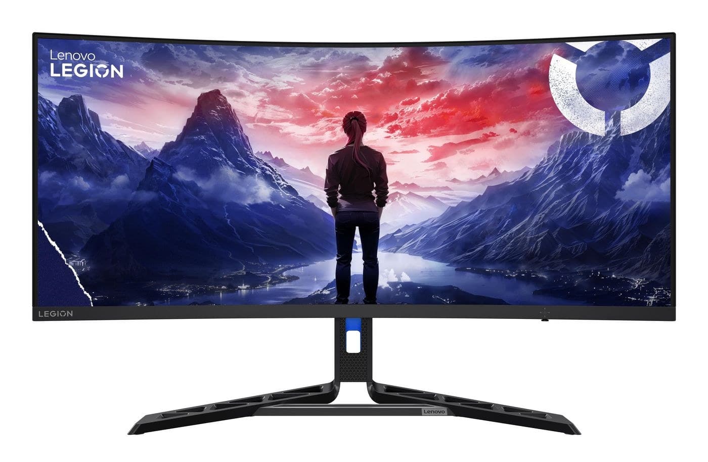 Lenovo Legion R34w-30 34-inch WQHD 180Hz Curved Gaming Monitor - Black