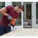 Black + Decker Keyless Corded Hammer Drill - 500W thumbnail 4