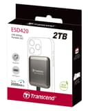 Transcend ESD420 Portable Magnetic SSD USB 20Gbps Type-C MagSafe 2TB - Iron Grey thumbnail 2