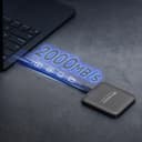 Transcend ESD420 Portable Magnetic SSD USB 20Gbps Type-C MagSafe 2TB - Iron Grey thumbnail 5