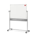Nobo Basic Melamine Non Magnetic Dual Sided Mobile Whiteboard 1500x1200mm thumbnail 2