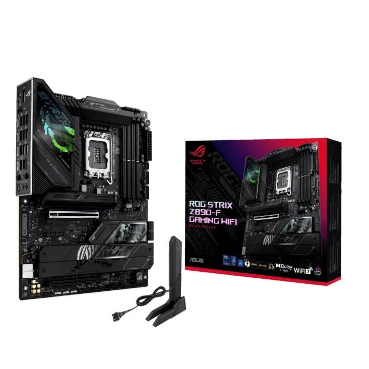 ASUS ROG STRIX Z890-F GAMING WIFI Intel Z890 LGA1851 DDR5 PCIe 5.0 ATX Motherboard - Image 1