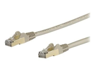 StarTech CAT6A Shielded Snagless Ethernet Patch Cable, 10GbE, 100W PoE, 5m - Grey (6ASPAT5MGR) - Image 3