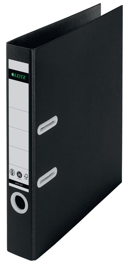 Leitz 180° Recycle Lever Arch File A4 50mm Black - Image 1