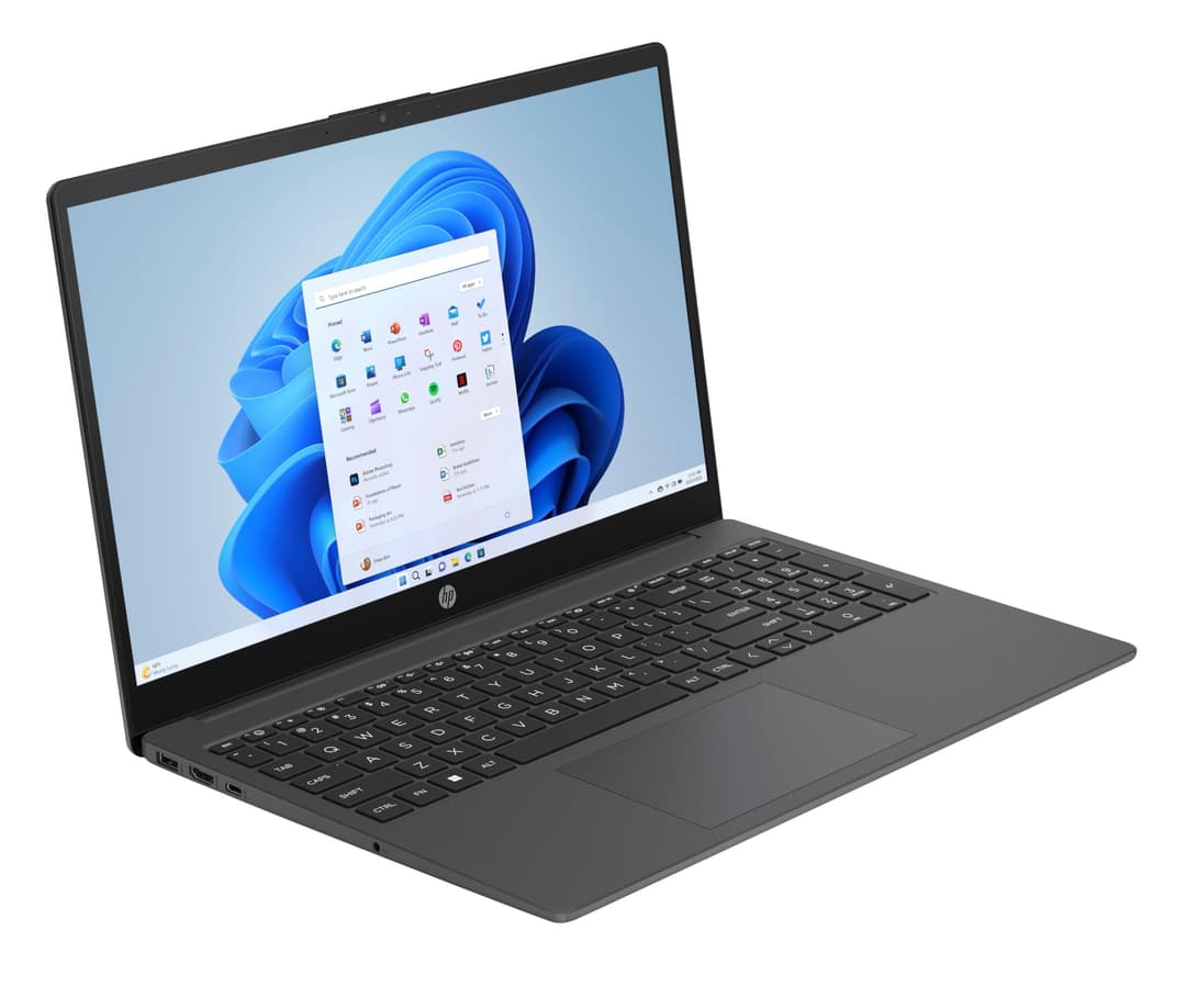 HP 15-fc0078na 15.6" AMD Athlon Silver 7120U 8GB RAM 128GB SSD Laptop - Black - Image 4