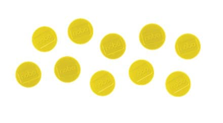 Nobo Magnetic Whiteboard Magnets 10 pack 38mm Coloured Magnets - Image 1