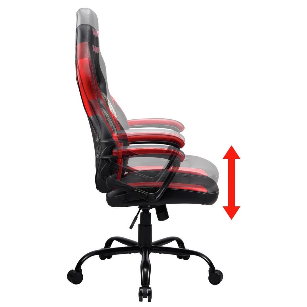 Subsonic Iron Maiden The Number of the Beast Original Gaming Chair - Black and Red - Image 7