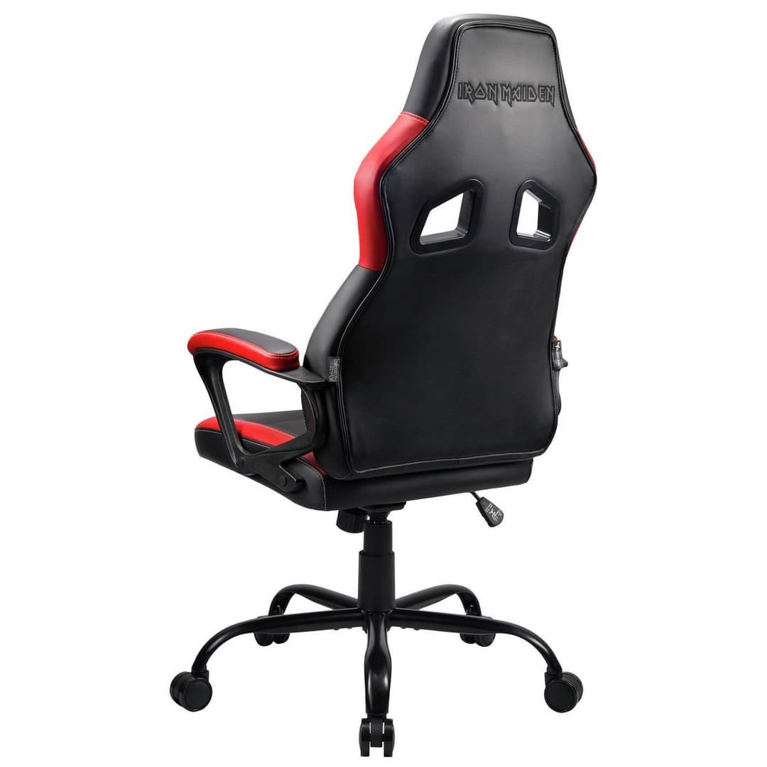 Subsonic Iron Maiden The Number of the Beast Original Gaming Chair - Black and Red - Image 9