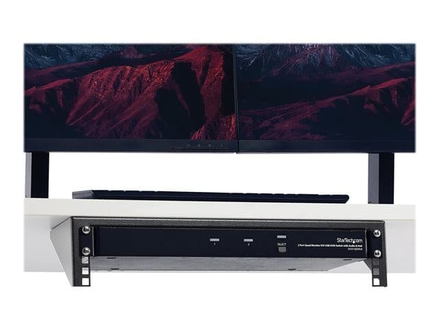 StarTech.com 2U Vertical Wall Mount Patch Panel Bracket - Steel Rack Mount Bracket w/Hardware for 19" Network, Server and Data Equipment, 125.3 lb (56.7 kg) Capacity (RK219WALLV) - mounting bracket - 2U - Image 4