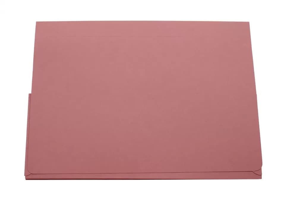 Exacompta Guildhall 50PK 14x10 Document Wallet 315gsm Pink - Image 1
