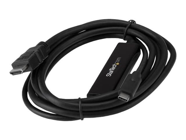 StarTech.com CDP2HDMM2MB USB-C to HDMI Adapter Cable 4K 30Hz 2m - Black - Image 3