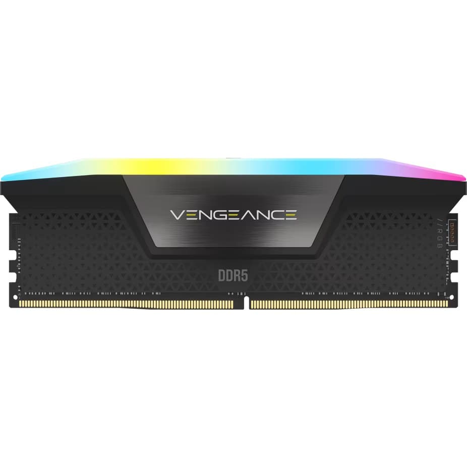 Corsair Vengeance RGB 32GB (1 x 32GB) DDR5 5200MHz CL40 Desktop Memory Module (CMH32GX5M1B5200Z40) - Image 2