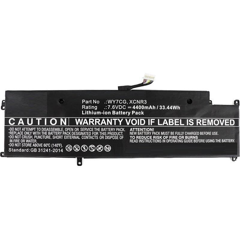 CoreParts MBXDE-BA0074 Laptop Battery for Dell - Latitude 13 7370 7.6V 4400mAh Li-ion