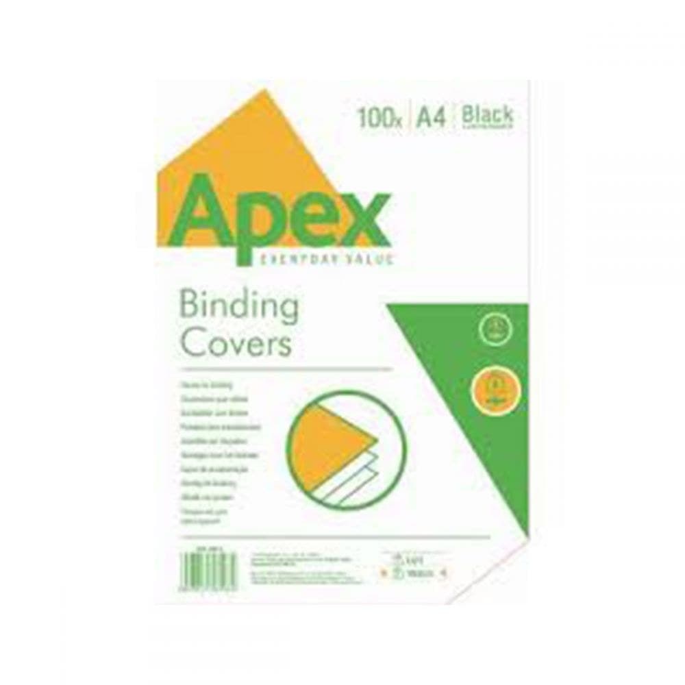 Fellowes Apex 6500901 Leatherbound pack of 100 - Image 1