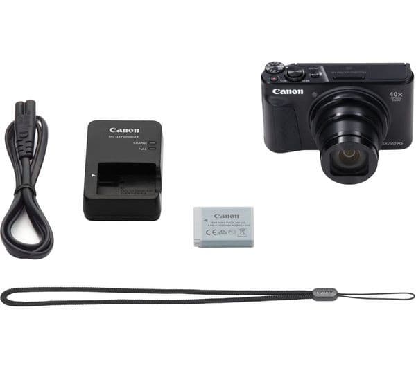 Canon PowerShot SX740 HS Compact Camera Black - Image 2
